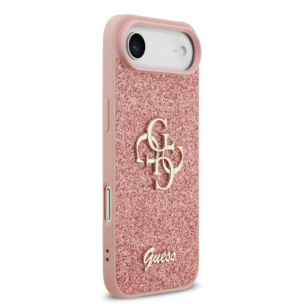 Guess Guess iPhone 17 Air Backcover hoesje - Big 4G - Fixed Glitter - Roze, foto 4 van 6