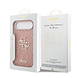 Guess Guess iPhone 17 Air Back cover coque - Big 4G - Fixed Glitter - Rose Guess Guess iPhone 17 Air Back cover coque - Big 4G - Fixed Glitter - Rose
