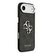 Guess Guess iPhone 17 Air Back cover coque - 4G - Big Metal Logo - Silver Edge - Noir Guess Guess iPhone 17 Air Back cover coque - 4G - Big Metal Logo - Silver Edge - Noir