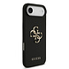 Guess Guess iPhone 17 Air Backcover hoesje - Grained - Big 4G Logo - Zwart Guess Guess iPhone 17 Air Backcover hoesje - Grained - Big 4G Logo - Zwart