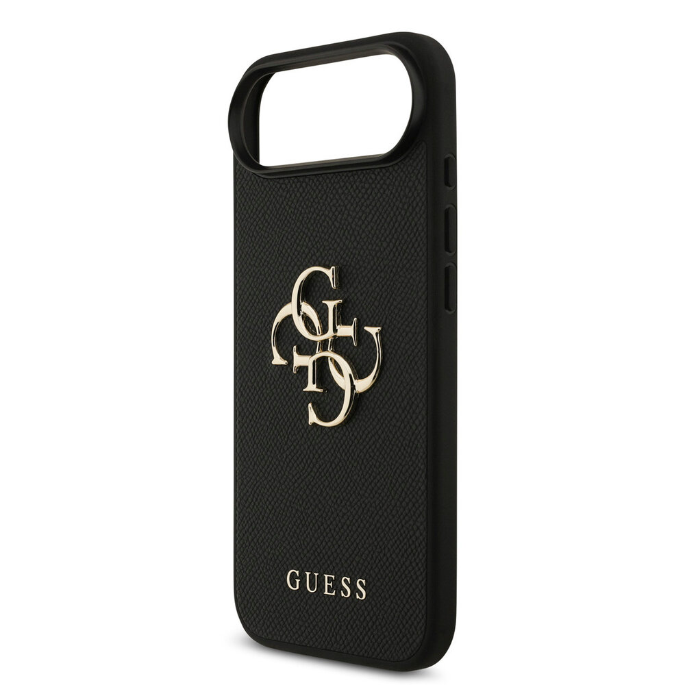Guess Guess iPhone 17 Air Back cover case - Grained - Big 4G Logo - Black Guess Guess iPhone 17 Air Back cover case - Grained - Big 4G Logo - Black