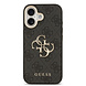 Guess Guess iPhone 17 Back cover coque - 4G - Big Metal Logo - Gold Edge - Noir Guess Guess iPhone 17 Back cover coque - 4G - Big Metal Logo - Gold Edge - Noir
