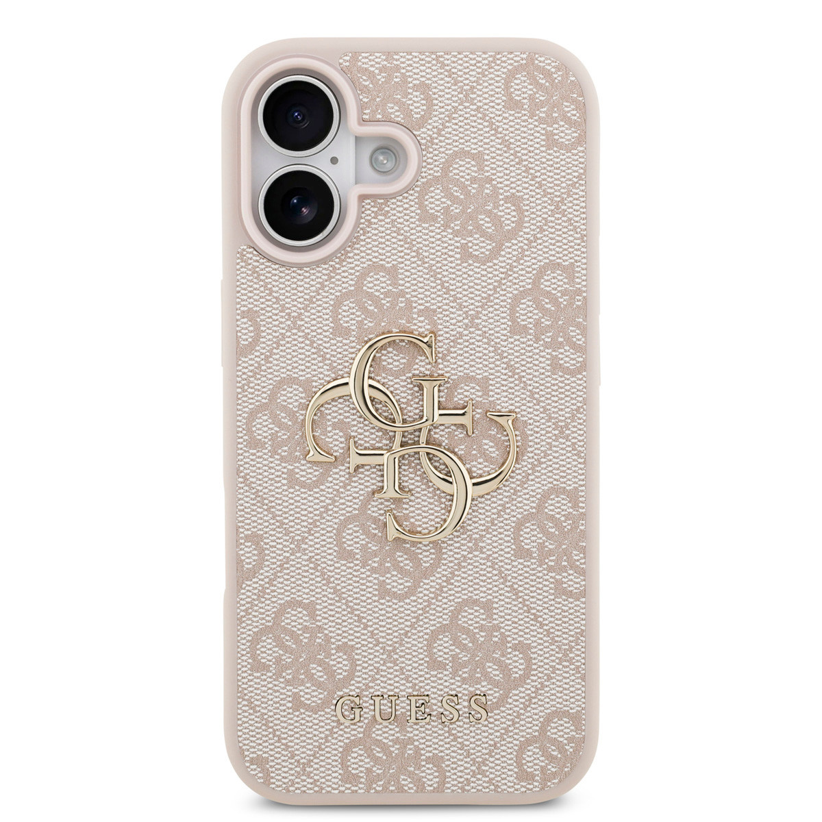Guess Guess iPhone 17 Backcover hoesje - 4G - Big Metal Logo - Roze, foto 3 van 6