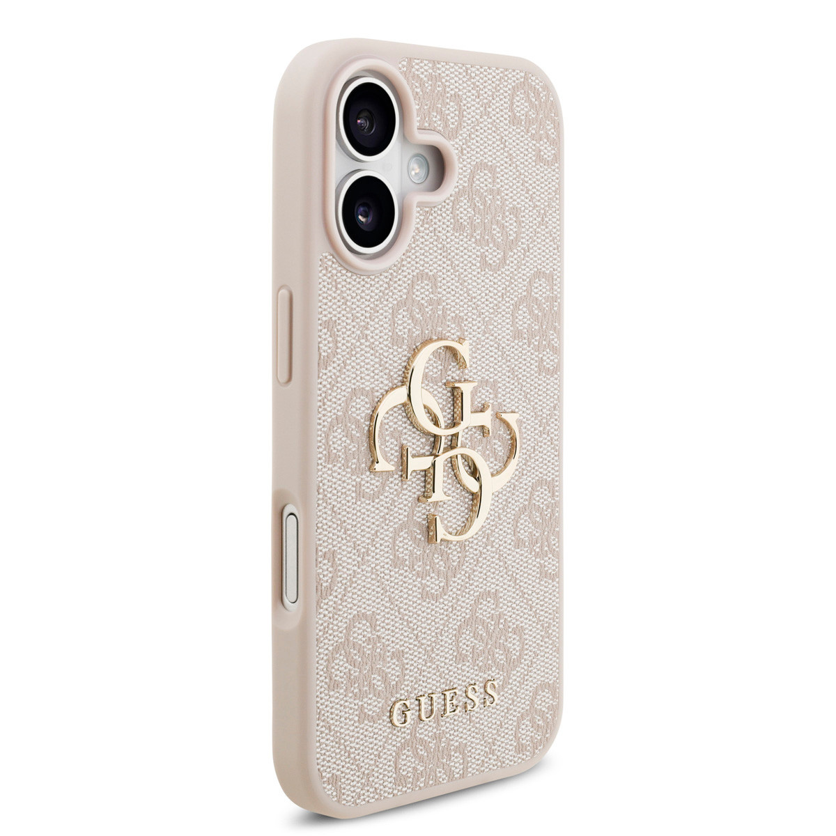 Guess Guess iPhone 17 Backcover hoesje - 4G - Big Metal Logo - Roze, foto 4 van 6
