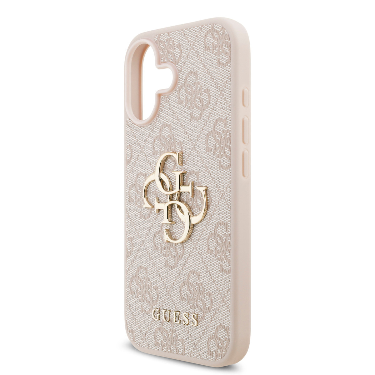 Guess Guess iPhone 17 Backcover hoesje - 4G - Big Metal Logo - Roze, foto 5 van 6