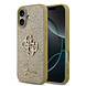 Guess Guess iPhone 17 Back cover case - Big 4G - Fixed Glitter - Gold Guess Guess iPhone 17 Back cover case - Big 4G - Fixed Glitter - Gold