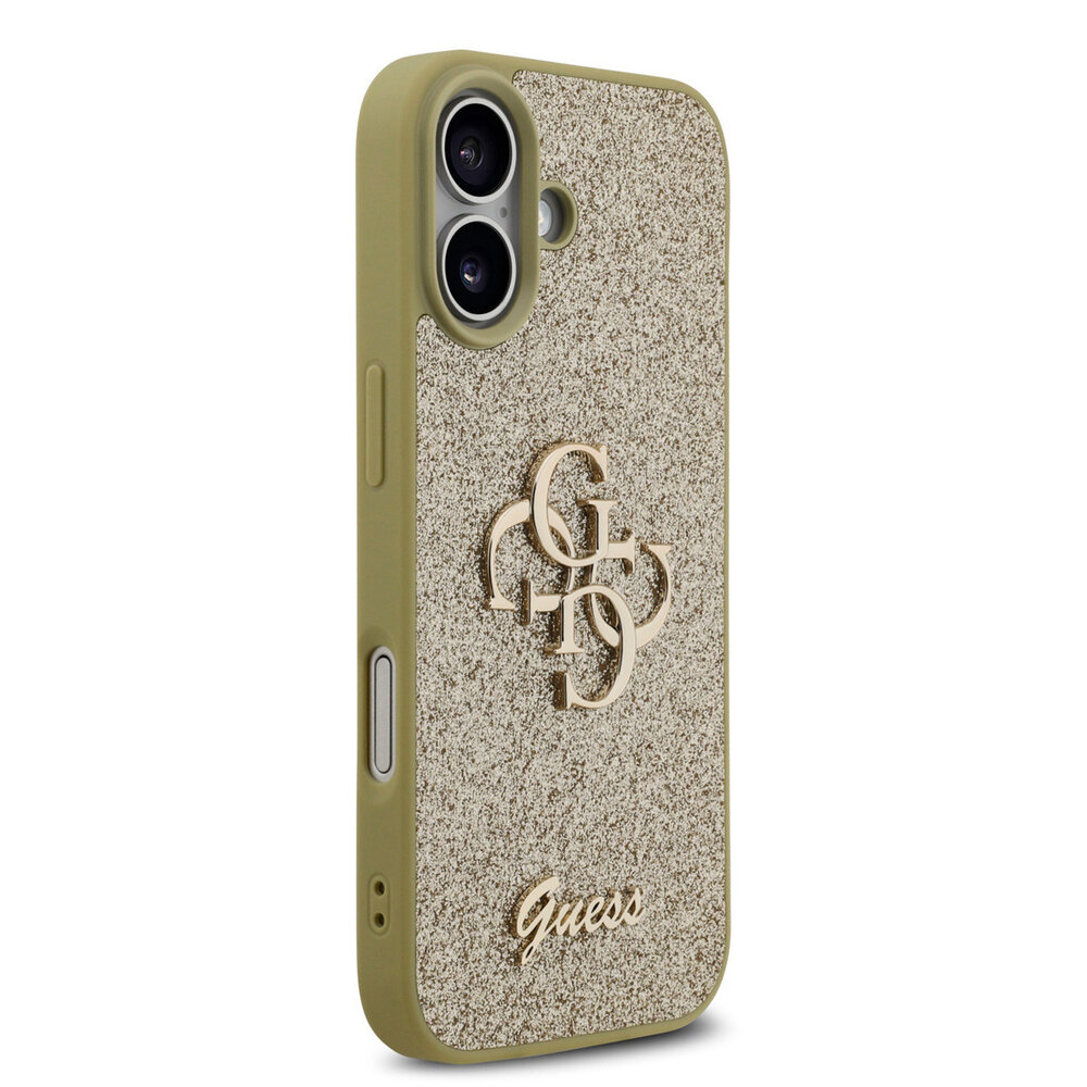 Guess Guess iPhone 17 Back cover case - Big 4G - Fixed Glitter - Gold