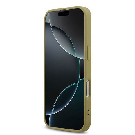 Guess Guess iPhone 17 Back-Cover hul - Big 4G - Fixed Glitter - Gold Guess Guess iPhone 17 Back-Cover hul - Big 4G - Fixed Glitter - Gold