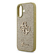 Guess Guess iPhone 17 Back cover case - Big 4G - Fixed Glitter - Gold Guess Guess iPhone 17 Back cover case - Big 4G - Fixed Glitter - Gold