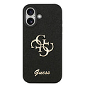 Guess Guess iPhone 17 Back cover coque - Big 4G - Fixed Glitter - Noir