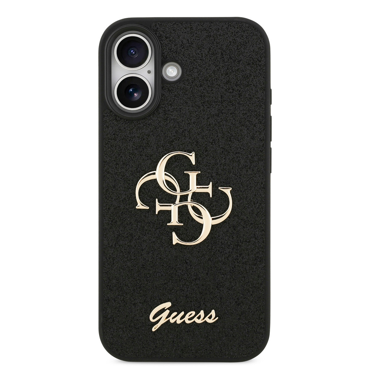 Guess Guess iPhone 17 Backcover hoesje - Big 4G - Fixed Glitter - Zwart, foto 3 van 6