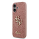 Guess Guess iPhone 17 Back-Cover hul - Big 4G - Fixed Glitter - Rosa Guess Guess iPhone 17 Back-Cover hul - Big 4G - Fixed Glitter - Rosa