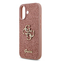 Guess Guess iPhone 17 Back cover coque - Big 4G - Fixed Glitter - Rose