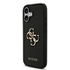 Guess Guess iPhone 17 Back-Cover hul - Grained - Big 4G Logo - Schwarz Guess Guess iPhone 17 Back-Cover hul - Grained - Big 4G Logo - Schwarz
