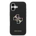Guess Guess iPhone 17 Backcover hoesje - Grained - Big 4G Logo - Zwart