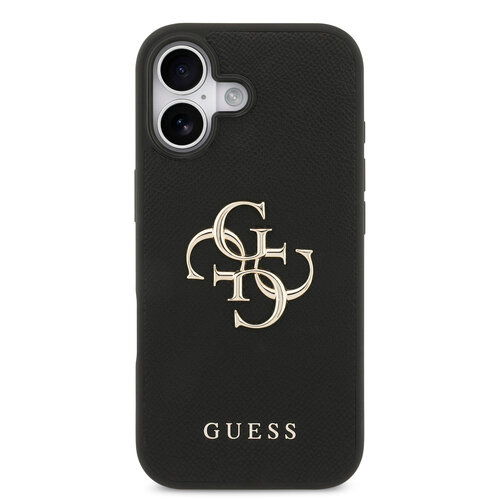 Guess Guess iPhone 17 Backcover hoesje - Grained - Big 4G Logo - Zwart