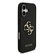 Guess Guess iPhone 17 Back-Cover hul - Grained - Big 4G Logo - Schwarz Guess Guess iPhone 17 Back-Cover hul - Grained - Big 4G Logo - Schwarz