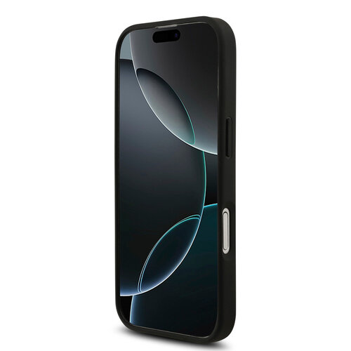 Guess Guess iPhone 17 Backcover hoesje - Grained - Big 4G Logo - Zwart