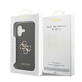 Guess Guess iPhone 17 Backcover hoesje - Grained - Big 4G Logo - Zwart