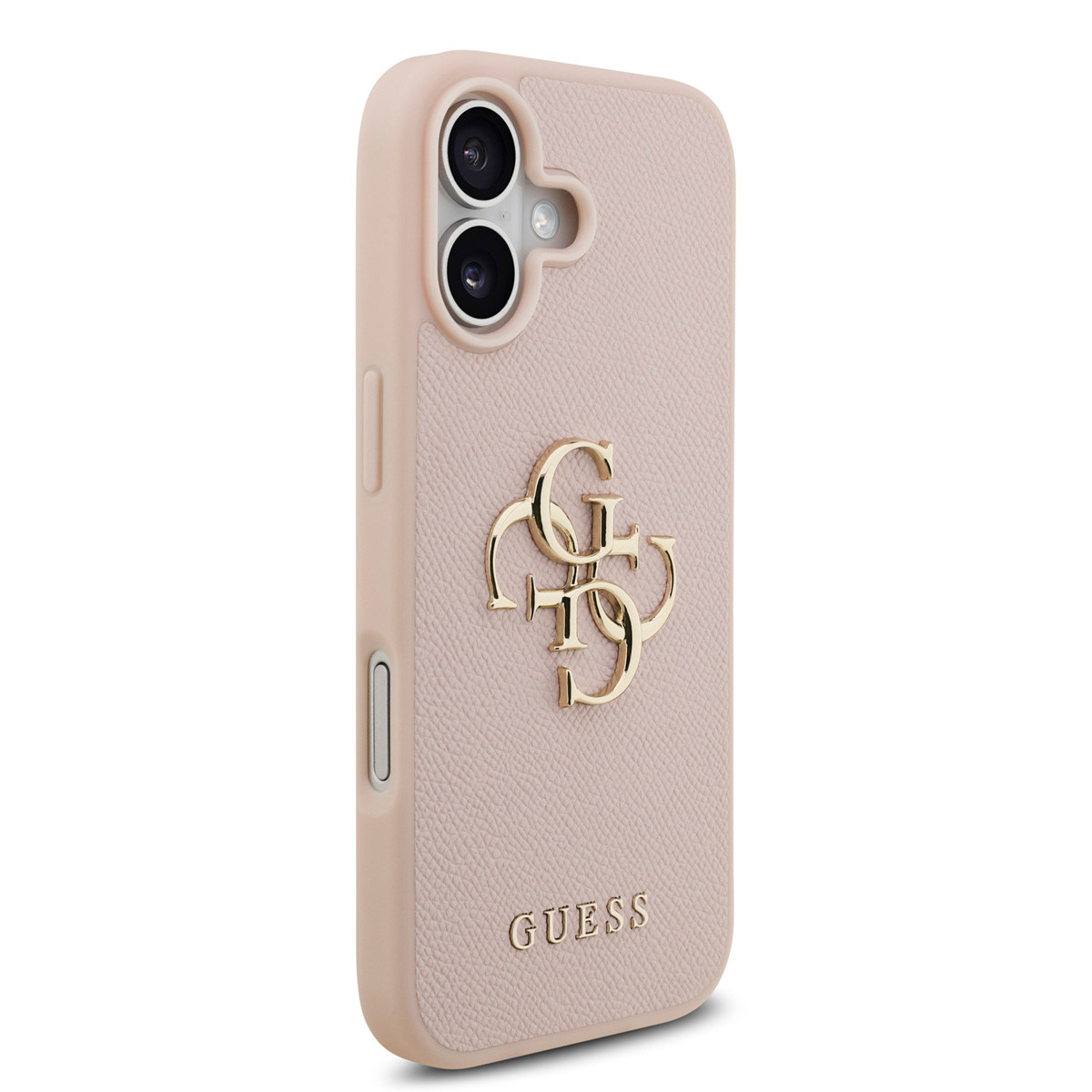 Guess Guess iPhone 17 Backcover hoesje - Grained - Big 4G Logo - Roze, foto 4 van 6