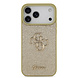 Guess Guess iPhone 17 Pro Max Back-Cover hul - Big 4G - Fixed Glitter - Gold Guess Guess iPhone 17 Pro Max Back-Cover hul - Big 4G - Fixed Glitter - Gold