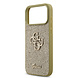 Guess Guess iPhone 17 Pro Max Backcover hoesje - Big 4G - Fixed Glitter - Goud Guess Guess iPhone 17 Pro Max Backcover hoesje - Big 4G - Fixed Glitter - Goud