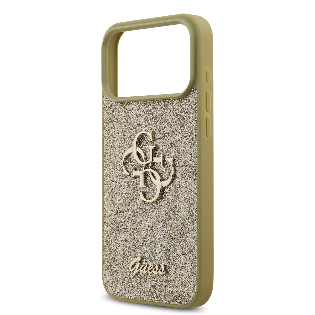 Guess Guess iPhone 17 Pro Max Backcover hoesje - Big 4G - Fixed Glitter - Goud, foto 5 van 6