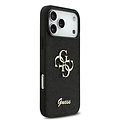 Guess Guess iPhone 17 Pro Max/iPhone 18 Pro Max Handyhülle Großes 4G-Motiv Feste Glitzerverzierung - Schwarz