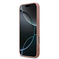 Guess Guess iPhone 17 Pro Max/iPhone 18 Pro Max Coque arrière Grand motif 4G Finition à paillettes fixes - Rose