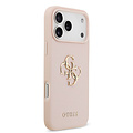Guess Guess iPhone 17 Pro Max/iPhone 18 Pro Max Handyhülle Genarbte Oberfläche Großes 4G-Logo - Rosa