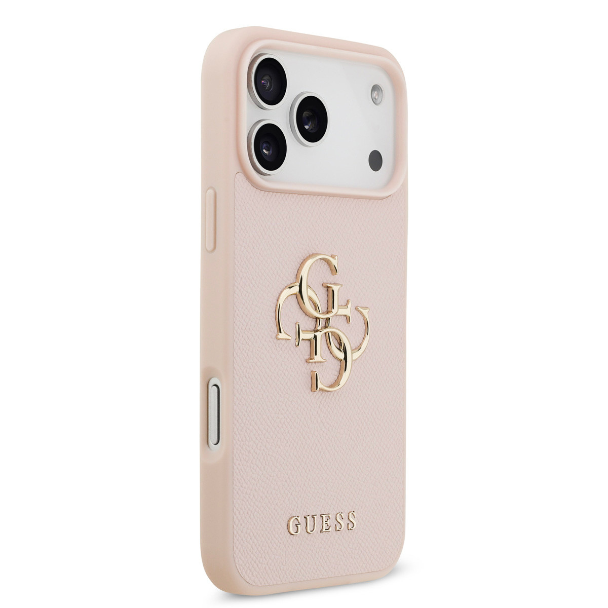 Guess Guess iPhone 17 Pro Max Backcover hoesje - Grained - Big 4G Logo - Roze, foto 4 van 6