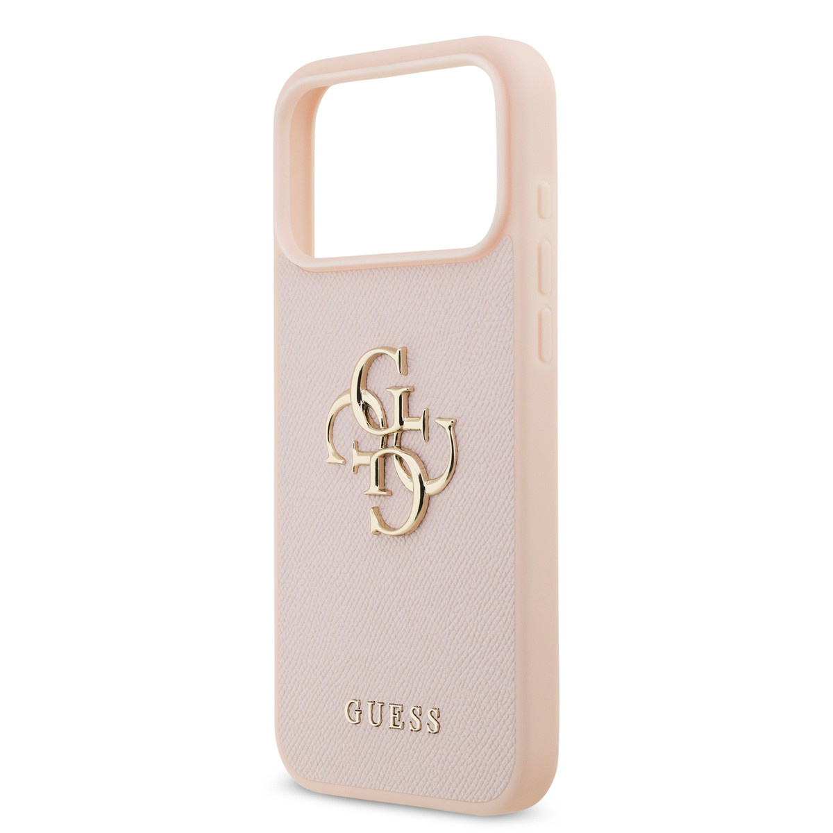 Guess Guess iPhone 17 Pro Max Backcover hoesje - Grained - Big 4G Logo - Roze, foto 5 van 6