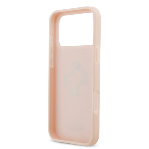 Guess Guess iPhone 17 Pro Max/iPhone 18 Pro Max Handyhülle Genarbte Oberfläche Großes 4G-Logo - Rosa