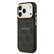 Guess Guess iPhone 17 Pro Back-Cover hul - Magsafe - 4G Classic Logo - Gold Edge - Schwarz Guess Guess iPhone 17 Pro Back-Cover hul - Magsafe - 4G Classic Logo - Gold Edge - Schwarz