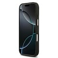 Guess Guess iPhone 17 Pro/iPhone 18 Pro Coque arrière MagSafe similicuir PU Logo 4G classique - Noir
