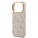 Guess Guess iPhone 17 Pro Back-Cover hul - Magsafe - 4G Classic Logo - Gold Edge - Rosa Guess Guess iPhone 17 Pro Back-Cover hul - Magsafe - 4G Classic Logo - Gold Edge - Rosa