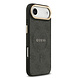 Guess Guess iPhone 17 Air Back-Cover hul - Magsafe - 4G Classic Logo - Gold Edge - Schwarz