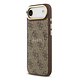 Guess Guess iPhone 17 Air Back cover case - Magsafe PU Leather - 4G Classic Logo - Brown