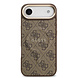 Guess Guess iPhone 17 Air Back-Cover hul - Magsafe - 4G Classic Logo - Gold Edge - Braun Guess Guess iPhone 17 Air Back-Cover hul - Magsafe - 4G Classic Logo - Gold Edge - Braun