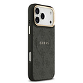 Guess Guess iPhone 17 Pro Max Back-Cover hul - Magsafe - 4G Classic Logo - Gold Edge - Schwarz