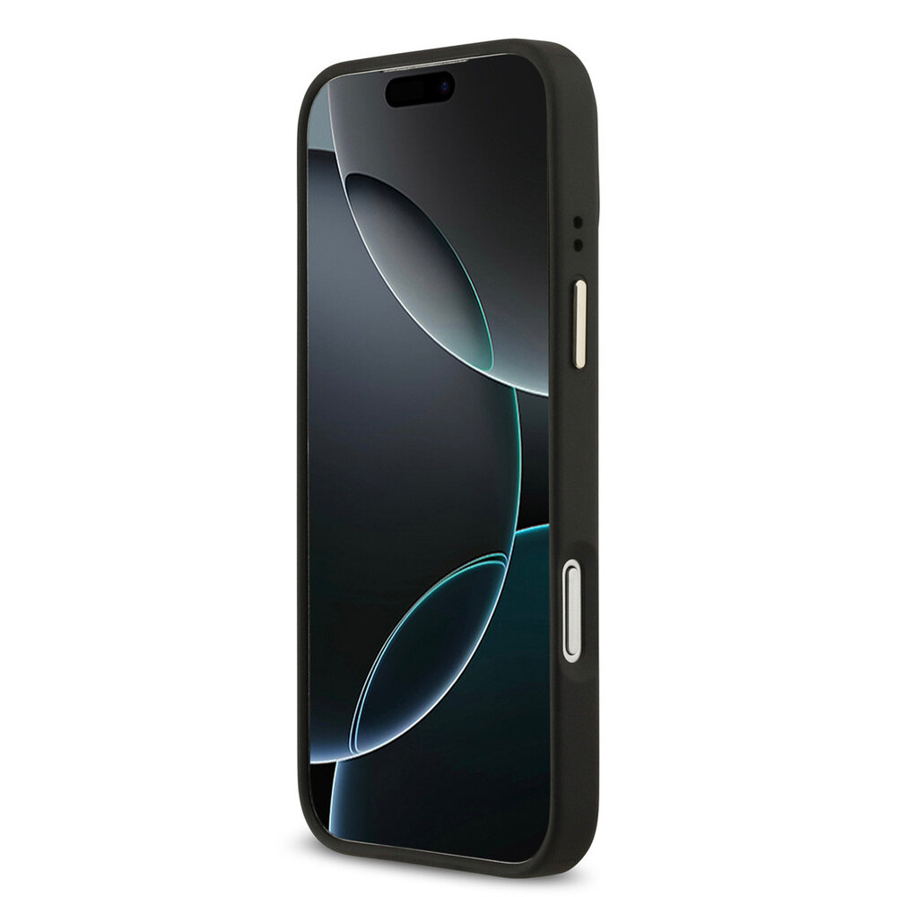 Guess Guess iPhone 17 Pro Max Backcover hoesje - Magsafe PU Leather - 4G Classic Logo - Zwart Guess Guess iPhone 17 Pro Max Backcover hoesje - Magsafe PU Leather - 4G Classic Logo - Zwart