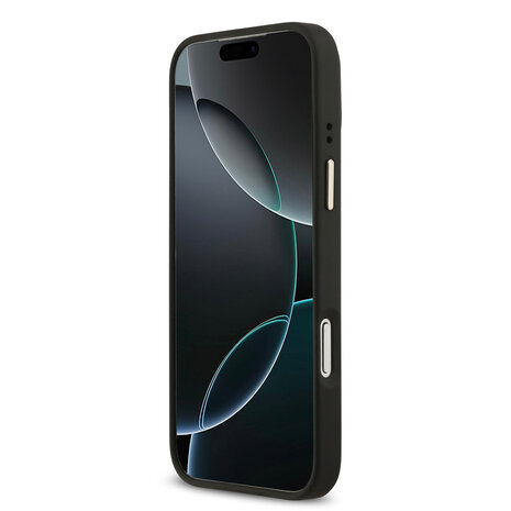 Guess Guess iPhone 17 Pro Max Backcover hoesje - Magsafe PU Leather - 4G Classic Logo - Zwart Guess Guess iPhone 17 Pro Max Backcover hoesje - Magsafe PU Leather - 4G Classic Logo - Zwart