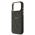 Guess Guess iPhone 17 Pro Max/iPhone 18 Pro Max Handyhülle MagSafe PU-Kunstleder Klassisches 4G-Logo - Schwarz