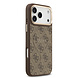 Guess Guess iPhone 17 Pro Max Backcover hoesje - Magsafe PU Leather - 4G Classic Logo - Bruin