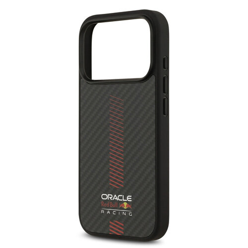 Red Bull Racing Red Bull Racing iPhone 17 Pro/iPhone 18 Pro Coque arrière MagSafe Kevlar Powerbar - Noir