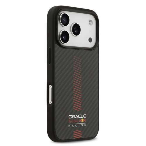 Red Bull Racing Red Bull Racing iPhone 17 Pro/iPhone 18 Pro Coque arrière MagSafe Kevlar Powerbar - Noir