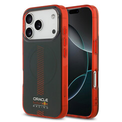 Red Bull Racing iPhone 17 Pro/iPhone 18 Pro Backcoverhoesje - MagSafe - Dubbele laag - Powerbar - Marineblauw