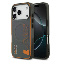 Red Bull Racing iPhone 17 Pro/iPhone 18 Pro Backcoverhoesje - MagSafe - Dubbele laag - Verticaal MV1 - Grijs