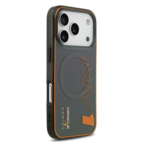 Red Bull Racing Red Bull Racing iPhone 17 Pro/iPhone 18 Pro Coque arrière MagSafe Double couche Motif MV1 vertical - Gris