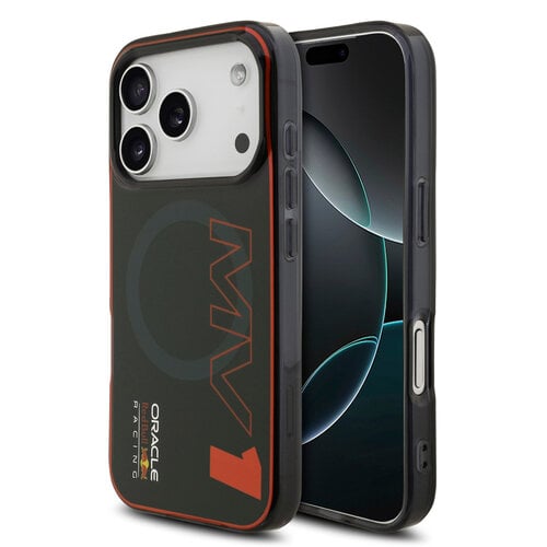 Red Bull Racing Red Bull Racing iPhone 17 Pro/iPhone 18 Pro Coque arrière MagSafe Double couche Motif MV1 vertical - Bleu marine